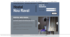 Desktop Screenshot of hostalnouraval.es