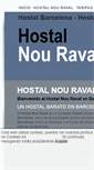 Mobile Screenshot of hostalnouraval.es