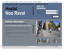 Tablet Screenshot of hostalnouraval.es